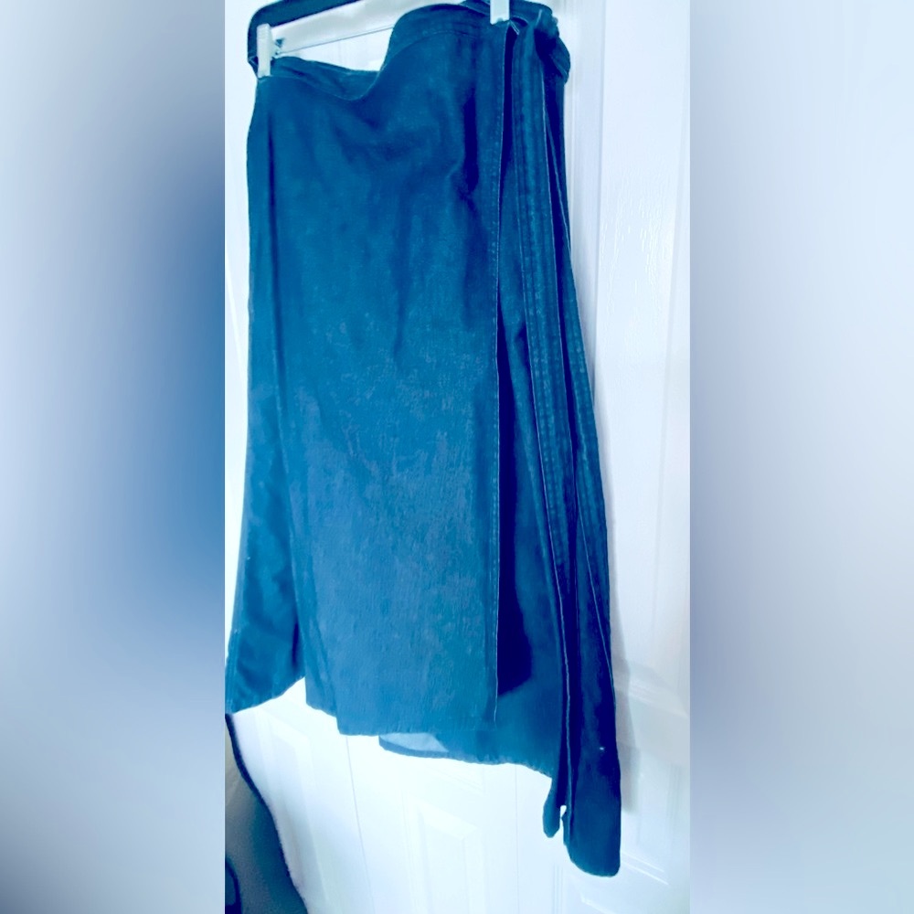 Gap 1969 Blue Denim Wrap Skirt